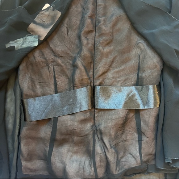 R.E.D. VALENTINO Black Chiffon Top - Picture 8 of 11